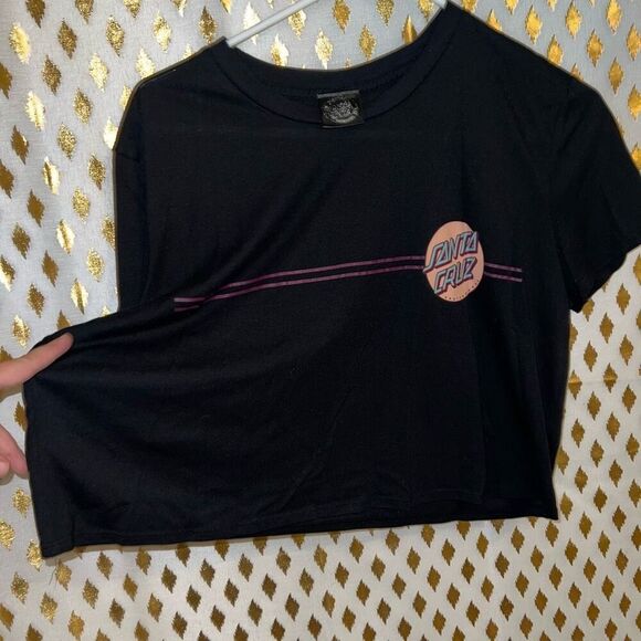 Santa Cruz beach Boardwalk crop top size M - Picture 3 of 4